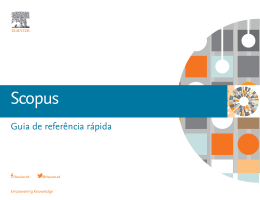 Guia do Usu&aacute;rio do Scopus (Portugu&ecirc;s)