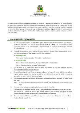 ALEMA 2013 - CONSULTOR LEGISLATIVO