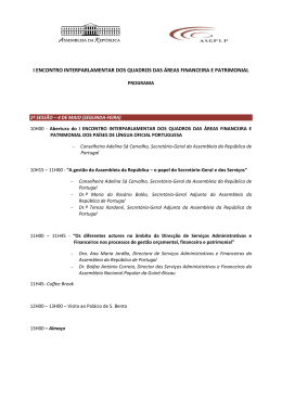 ProgramaEIQAFP - Assembleia da República