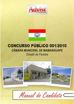 Edital do Concurso P&uacute;blico - Retificado