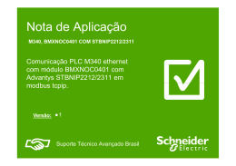 Nota de Aplicação - Schneider Electric