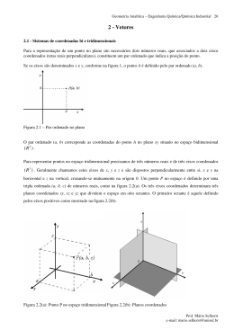 2 - Vetores - Curso de Engenharia Qu&iacute;mica