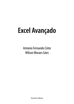 Excel Avan&ccedil;ado