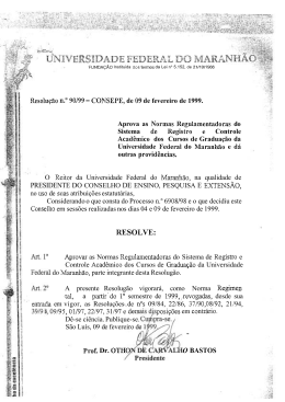 Aprova as Normas Regulamentadoras do Sistema de Registro e