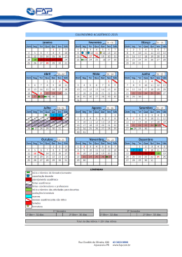 Calendario Acadêmico