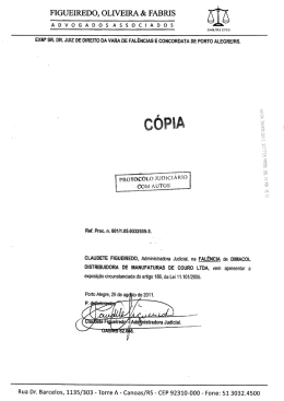 Relatório a que alude o art. 186