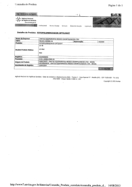 Anvisa Fotopolimerizador