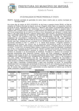 prefeitura do munic&iacute;pio de ibipor&atilde;