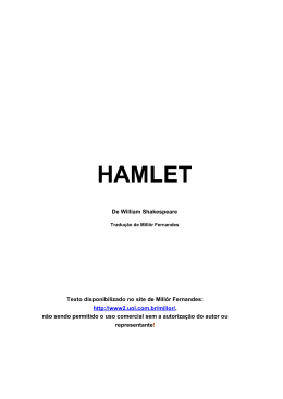 HAMLET - Encontros de Dramaturgia