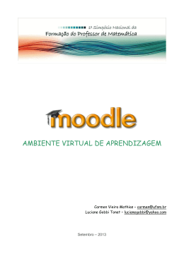 - 1&ordm; Simp&oacute;sio Nacional da Forma&ccedil;&atilde;o do Professor de