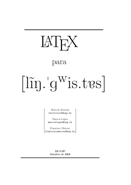 LaTeX para linguistas