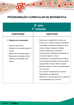 6&deg; ano 1&deg; volume - Editora Positivo