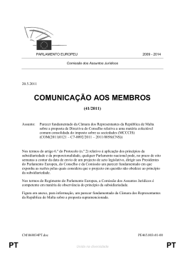 PT PT COMUNICA&Ccedil;&Atilde;O AOS MEMBROS