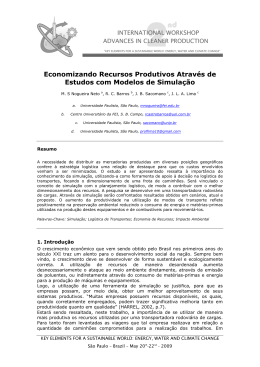 Economizando Recursos Produtivos Atrav&eacute;s de Estudos com