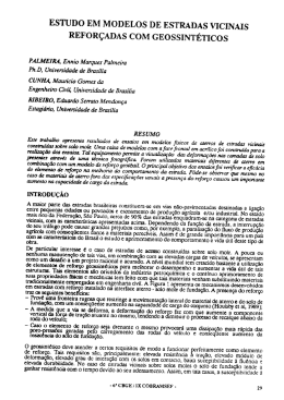 ESTUDO EM MODELOS DE ESTRADAS VICINAIS