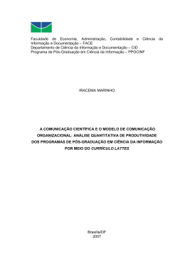 A comunica&ccedil;&atilde;o cient&iacute;fica e o modelo de comunica&ccedil;&atilde;o
