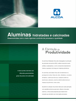 Catálogo Aluminas