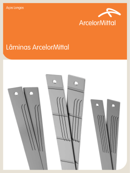 Lâminas ArcelorMittal - ArcelorMittal Aços Longos