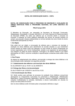 PNLD Campo 2016 - Pronacampo