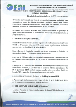 l I SOCIEDADE EDUCACIONAL DO CENTRO OESTE DO