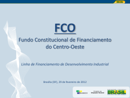 Fundo Constitucional de Financiamento do Centro-Oeste