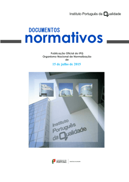 Lista Mensal de Documentos Normativos