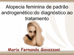 Alopecia feminina de padrão androgenético:do - SBD-FL