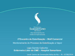 Monitoramento do Processo de Esterilização