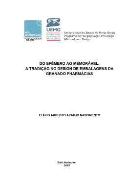 a tradi&ccedil;&atilde;o no design de embalagens da granado