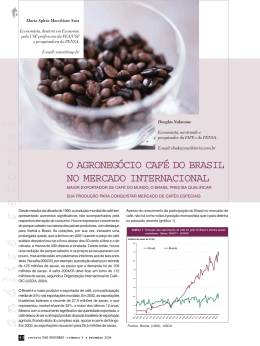 o agronegócio café do brasil no mercado internacional