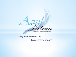 City Tour de Meio-Dia Com Café-da