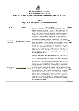 Anexo V - Hospedagem - Seagri