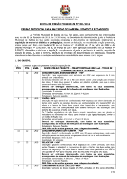 1/21 EDITAL DE PREG&Atilde;O PRESENCIAL N&ordm; 001