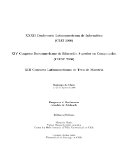 CLEI 2006 - ¡Y! Latin America