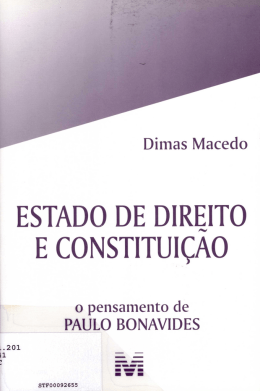 ESTADO DE DIREITO E CONSTITUIÇAO