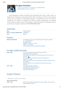 Douglas Almendro - Cruzeiro do Sul Virtual