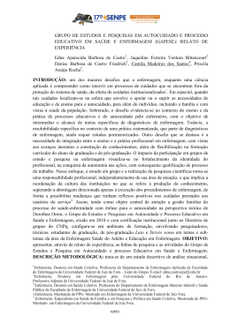 GRUPO DE ESTUDOS E PESQUISAS EM