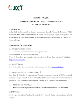 Edital Curso de Design