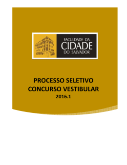 processo seletivo concurso vestibular