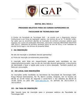 edital do concurso vestibular 2005