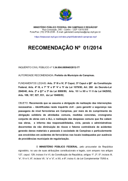 recomendacao ferrovias campinas
