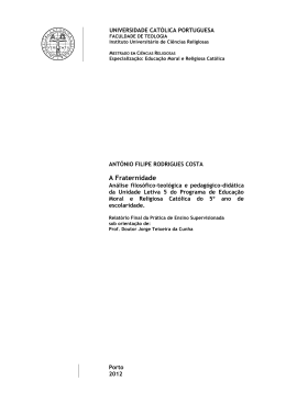 A Fraternidade - Reposit&oacute;rio Institucional da Universidade