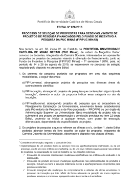Edital - PUC Minas