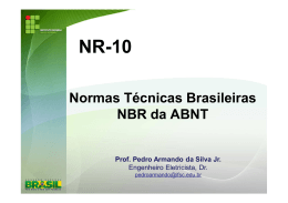 Normas Técnicas Brasileiras NBR da ABNT