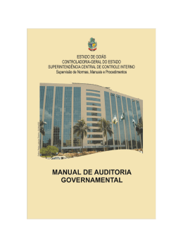 Anota&ccedil;&otilde;es - Controladoria Geral do Estado de Goi&aacute;s