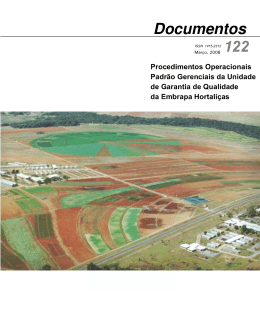 Procedimentos Operacionais Padr&atilde;o
