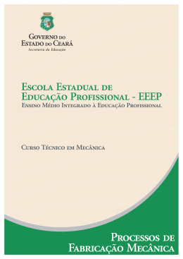 Processos de Fabrica&ccedil;&atilde;o Mec&acirc;nica