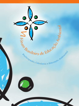 vi fórum brasileiro de educação ambiental