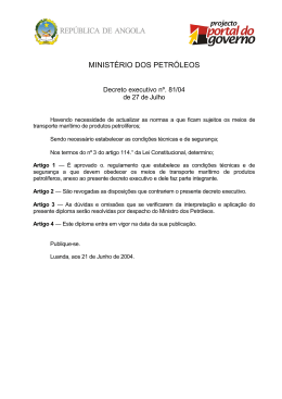 Regulamento que Estabelece as Condi&ccedil;&otilde;es T&eacute;cnicas e de