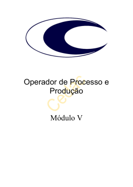 Operadores de Processo e Produção